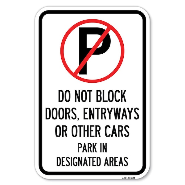 Safety Sign, 12 in Height, Aluminum, 18 in Length, 24184